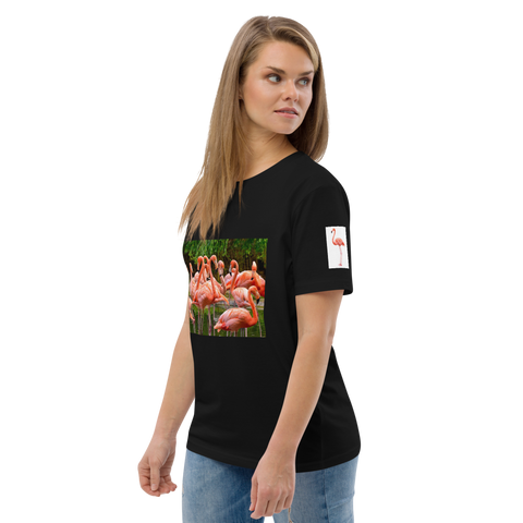 Flamingo Unisex organic cotton t-shirt