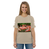 Flamingo Unisex organic cotton t-shirt