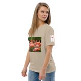 Flamingo Unisex organic cotton t-shirt