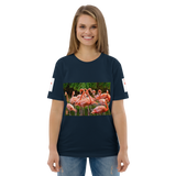 Flamingo Unisex organic cotton t-shirt