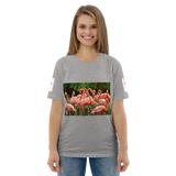 Flamingo Unisex organic cotton t-shirt