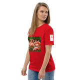 Flamingo Unisex organic cotton t-shirt