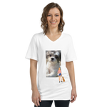 “My Dog” Unisex Short Sleeve V-Neck T-Shirt