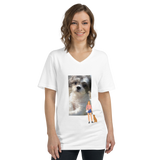“My Dog” Unisex Short Sleeve V-Neck T-Shirt