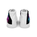 (Lightning Bolt) woman’s high top canvas shoes
