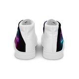 (Lightning Bolt) woman’s high top canvas shoes