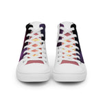 (Lightning Bolt) woman’s high top canvas shoes