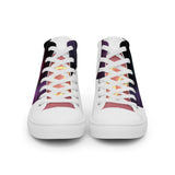 (Lightning Bolt) woman’s high top canvas shoes