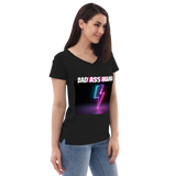 Bad Ass Mama Women’s recycled v-neck t-shirt
